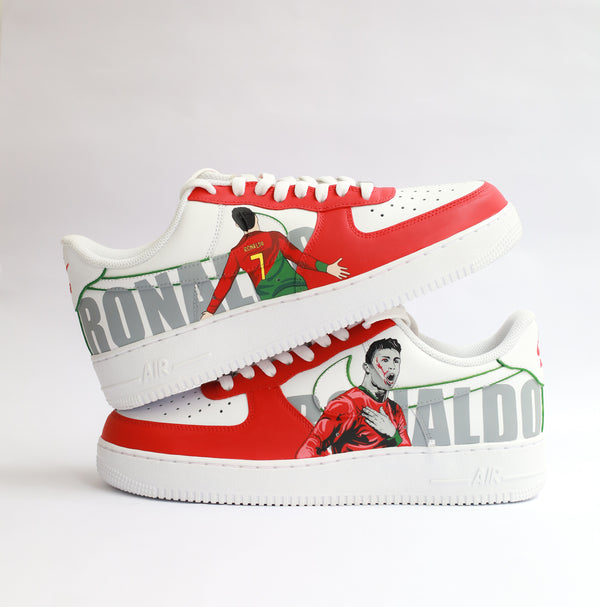 Cristiano Ronaldo CR7 Portugal Footbal Nike Air Force 1 Custom Sneakers India