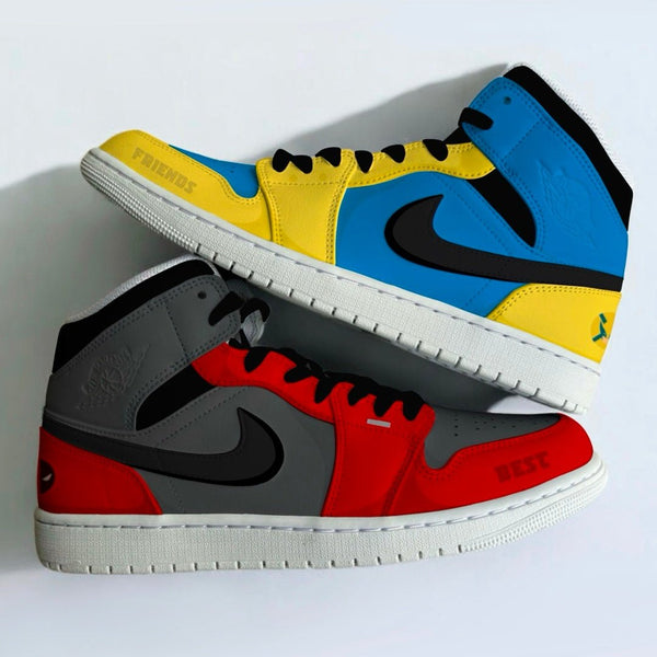 Deadpool and Wolverine Colorway Nike Air Jordan 1 custom sneakers India