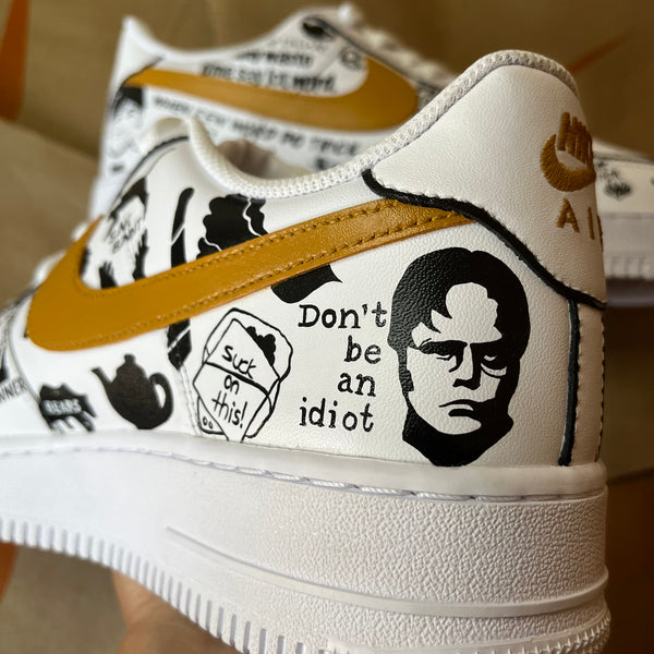 Dunder Mifflin The Office Nike Air Force 1 custom sneakers India
