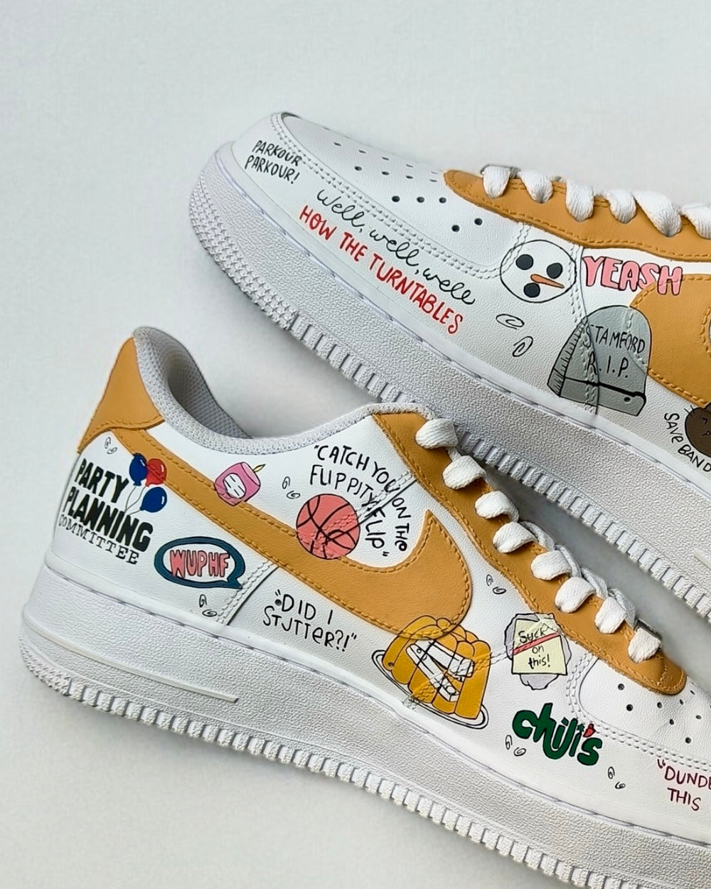 Dunder Mifflin The Office Nike Air Force 1 custom sneakers India