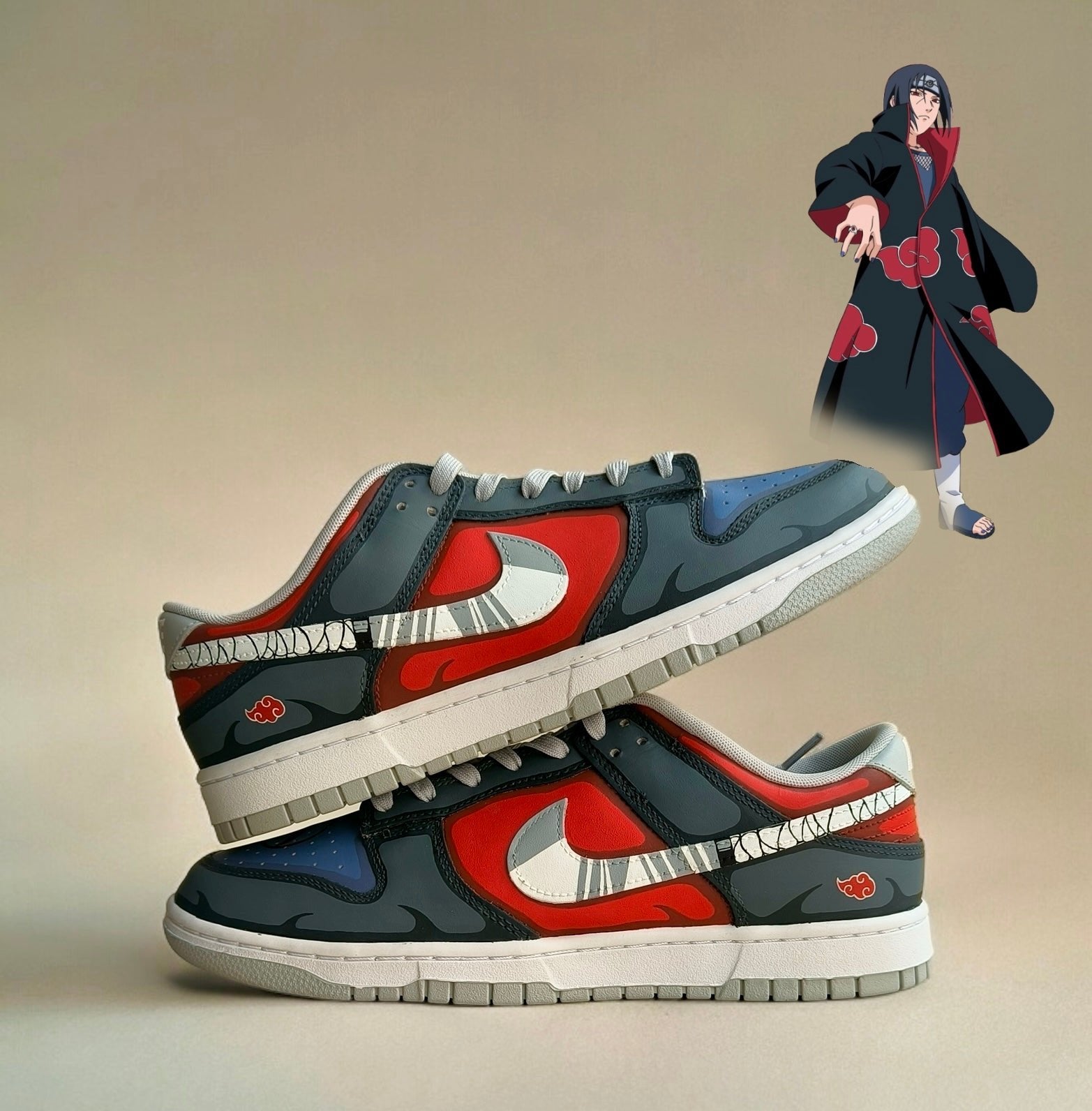 Itachi X Nike SB Dunks Moreiarty