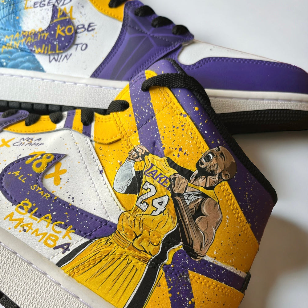 Kobe Bryant NBA Basketball Nike Air Jordan 1s AJ1s custom sneakers India
