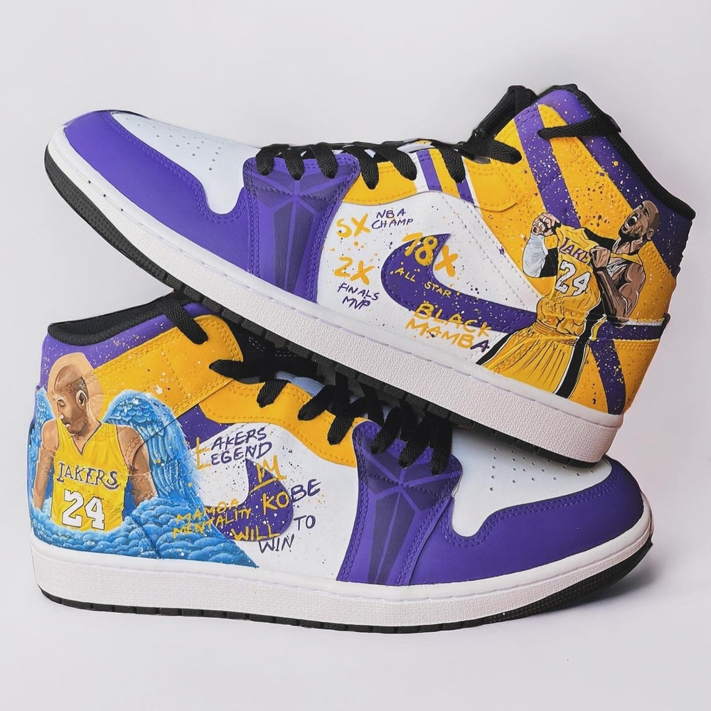 Kobe Bryant NBA Basketball Nike Air Jordan 1s AJ1s custom sneakers India