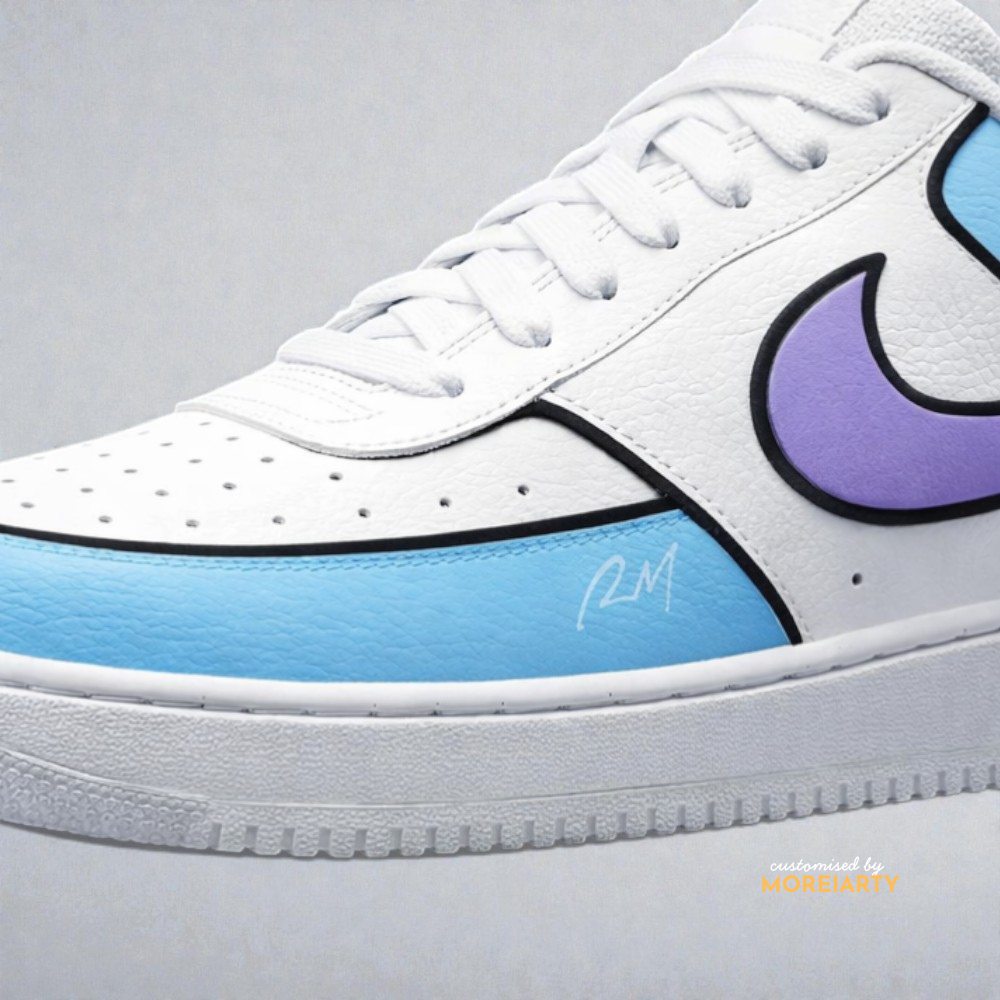 BT21 Koya Court Vision side detail – purple and blue Koya character design