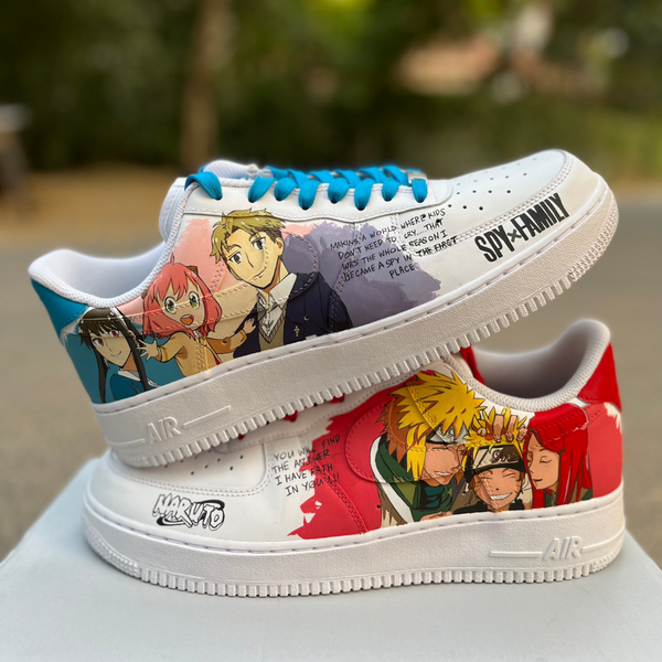 Spy Family Naruto Nike Air Force 1 Custom Sneakers India