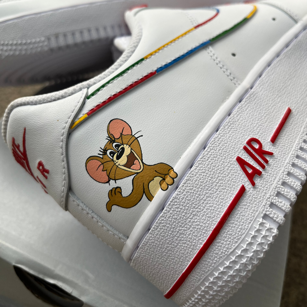 Tom and Jerry Cartoon Network Nike Air Force 1 custom sneakers India