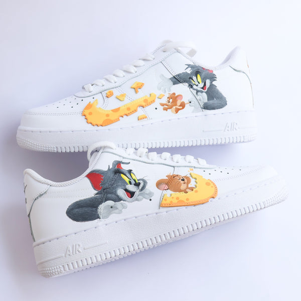 Tom and Jerry Cartoon Nike Air Force 1 custom sneakers India