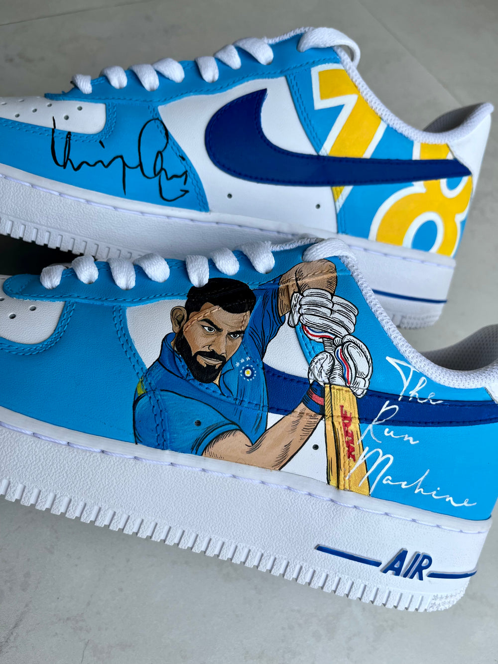 Virat Kohli Nike Air Force 1 custom sneakers India