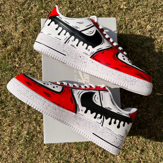 2D Cartoon Colorway Nike Air Force 1 custom sneakers India