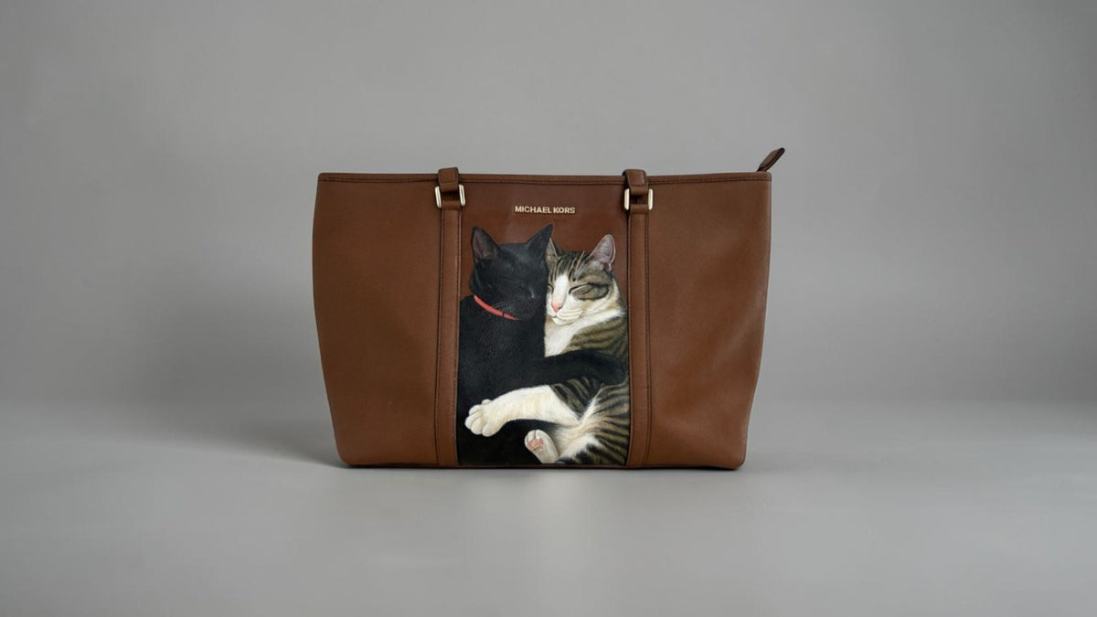 Hand-painted bag — MOREIARTY bespoke