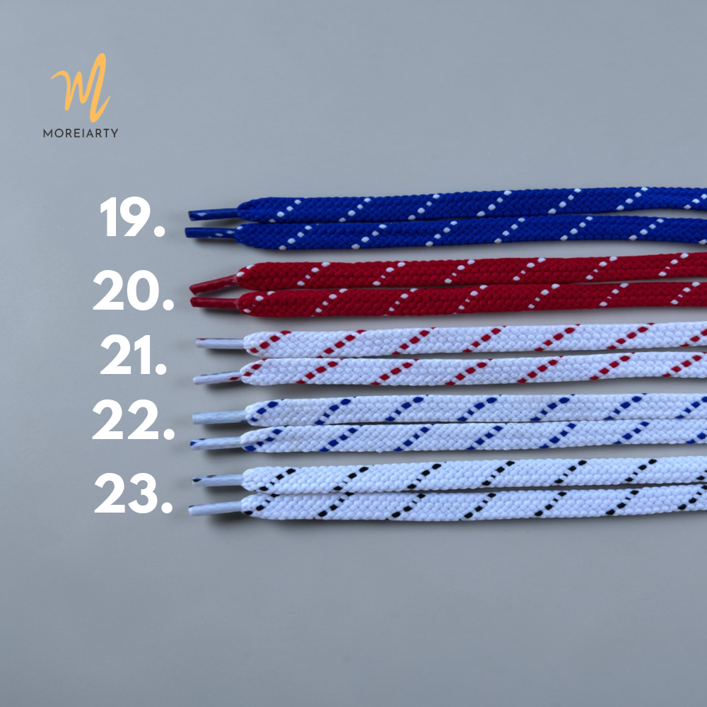 Moreiarty statement patterned flat laces – bold graphic prints for sneaker upgrades