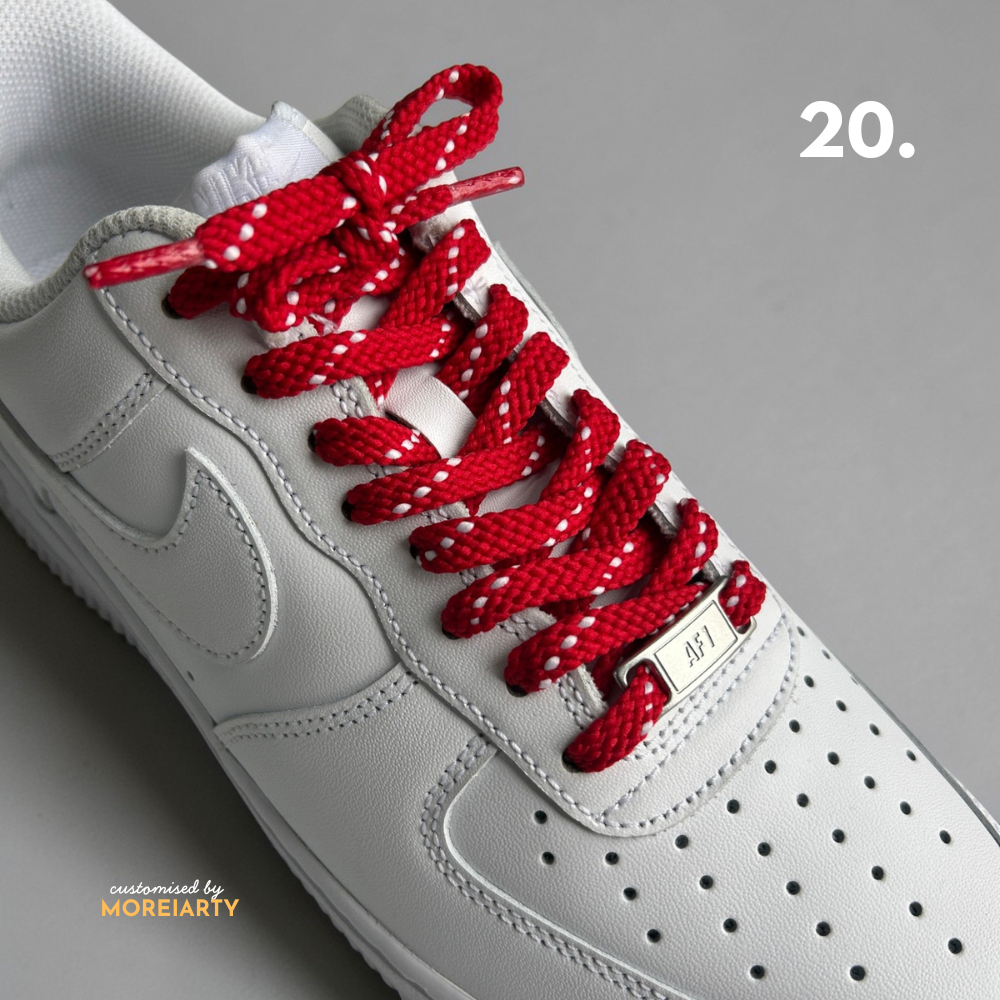 Graphic flat laces collection display – Moreiarty