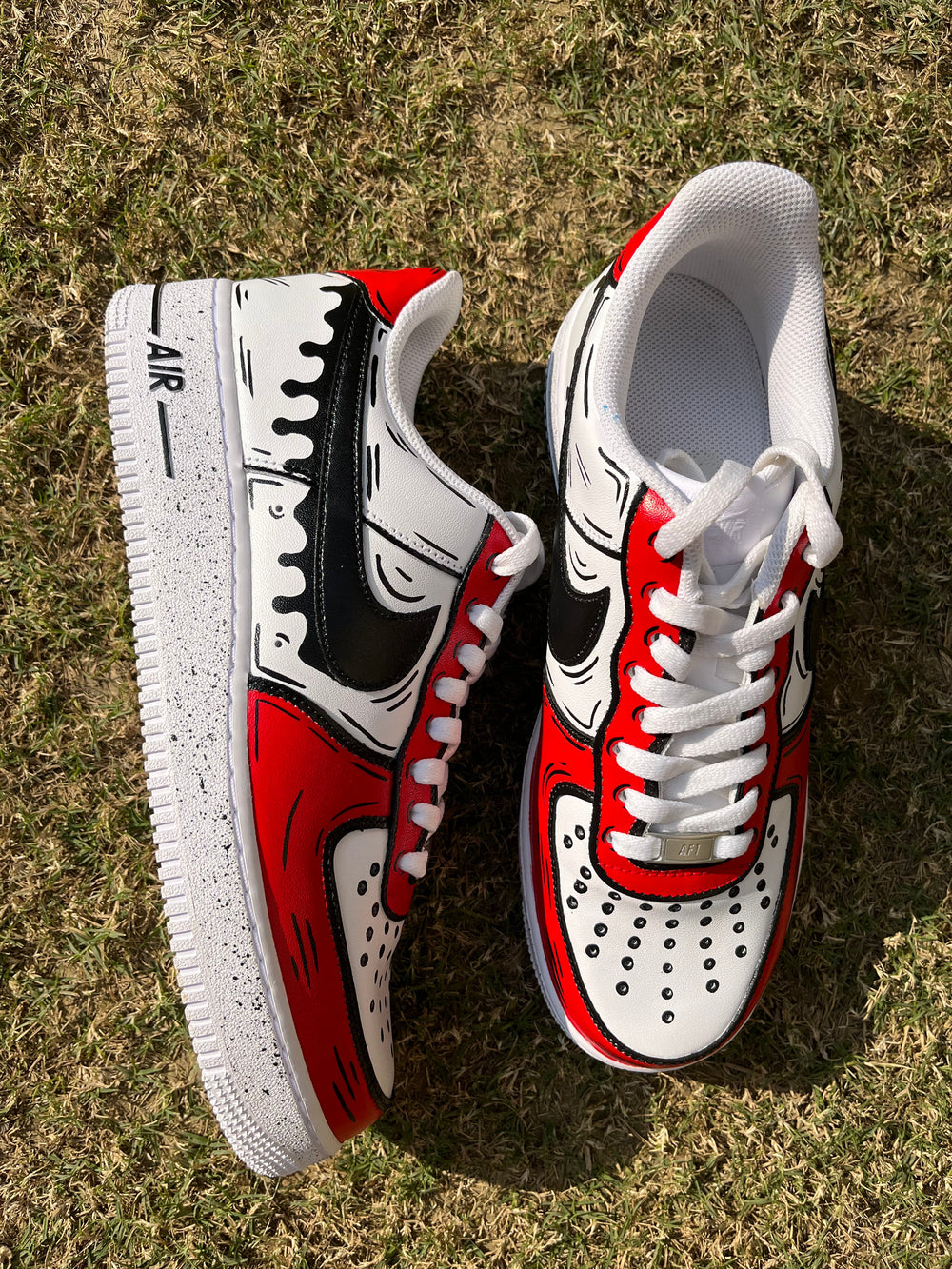 2D Cartoon Colorway Nike Air Force 1 custom sneakers India