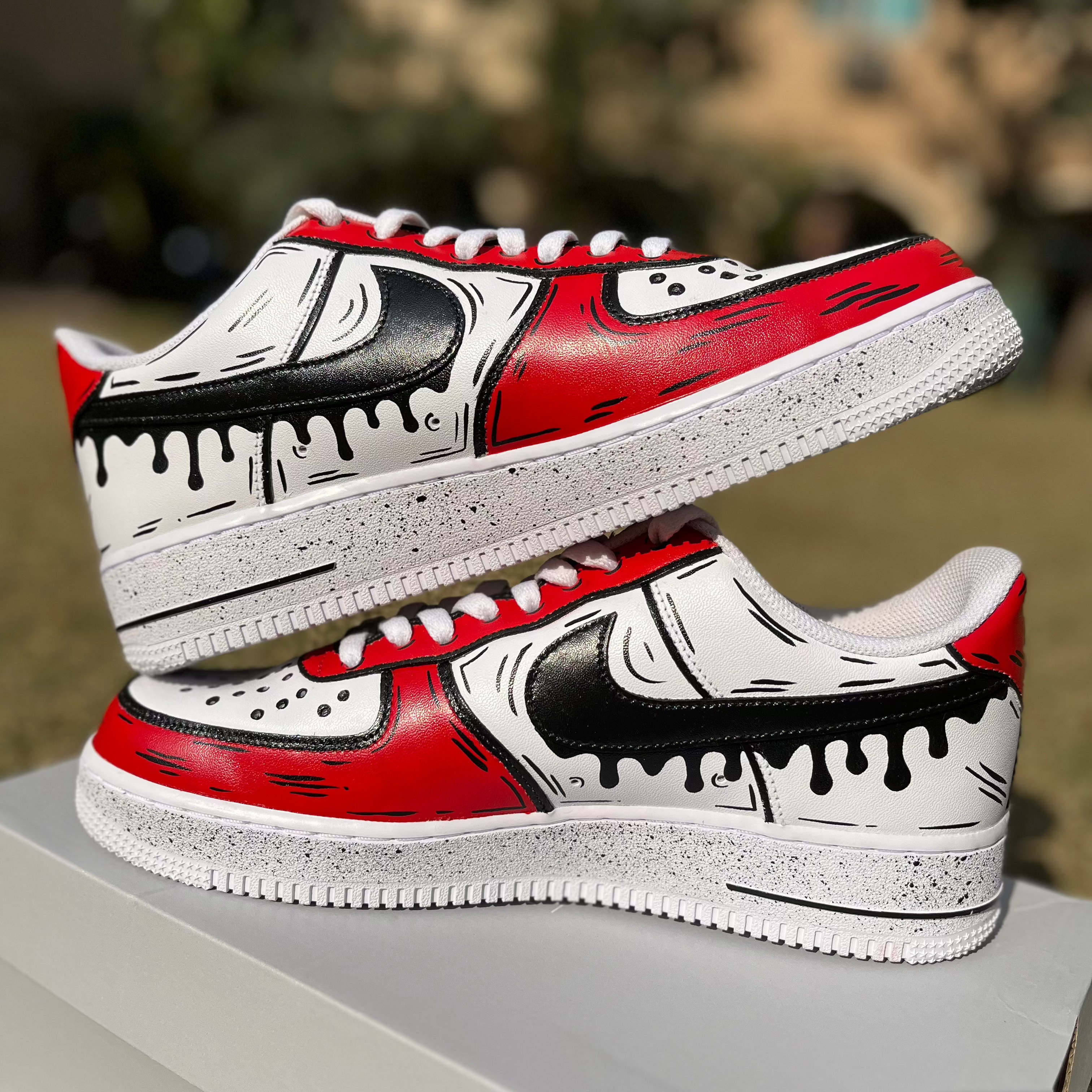 2D Cartoon Colorway Nike Air Force 1 custom sneakers India