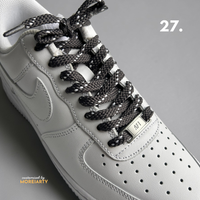 Colourful patterned shoelaces for sneaker customisation – Moreiarty