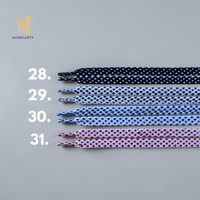 Tie-dye patterned flat laces on sneaker – Moreiarty India