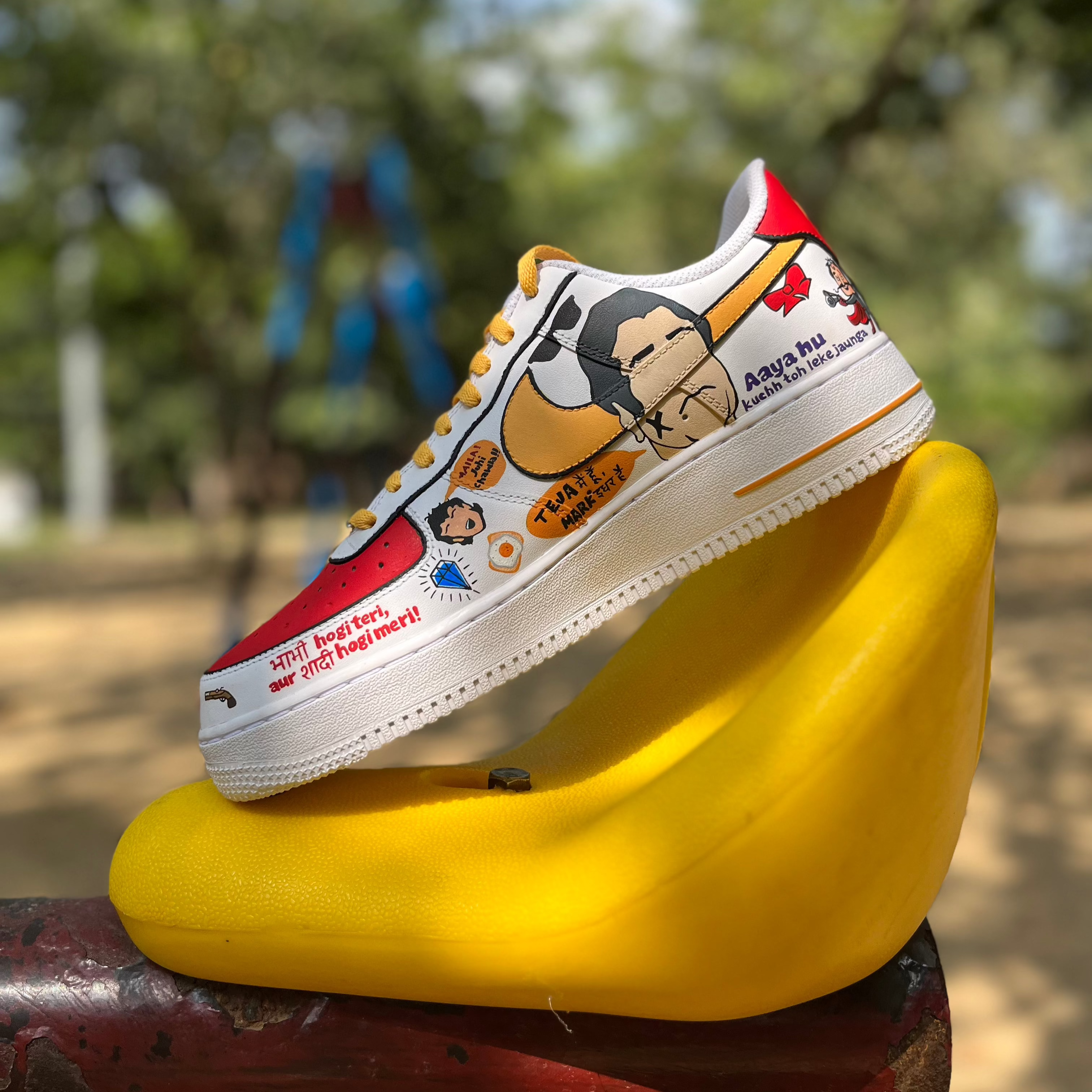 Andaz Apna Apna Bollywood Nike Air Force 1 Custom Sneakers India