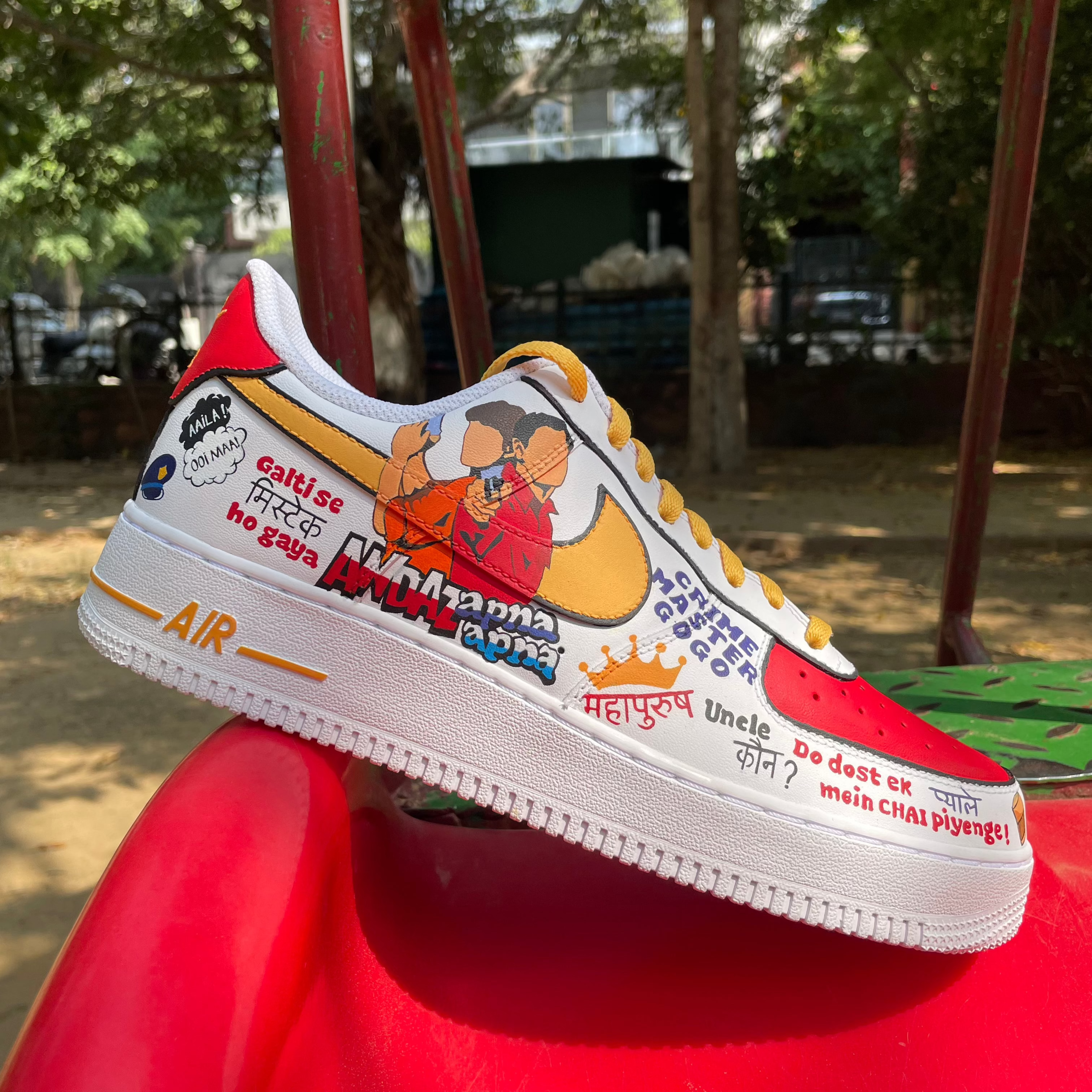 Andaz Apna Apna Bollywood Nike Air Force 1 Custom Sneakers India