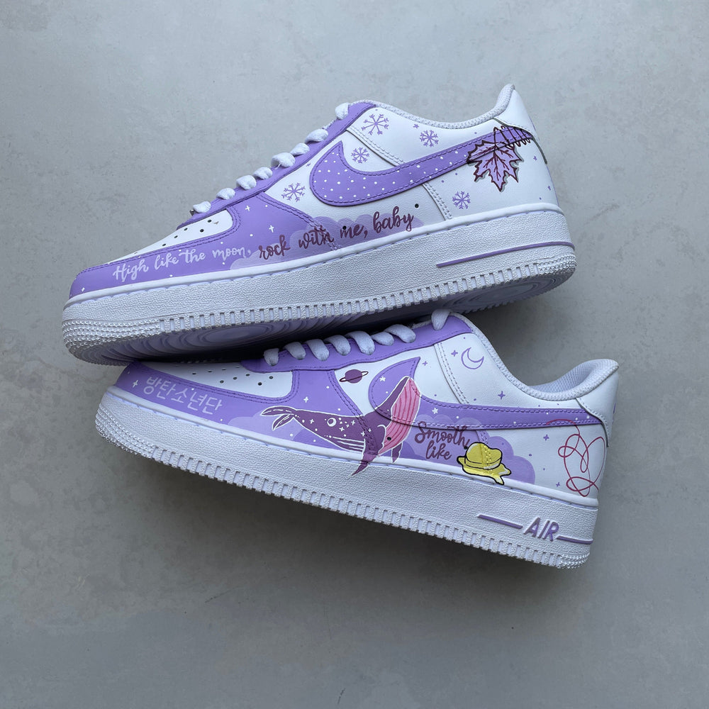 BTS Music band K-Pop Nike Air Force 1 custom sneakers India