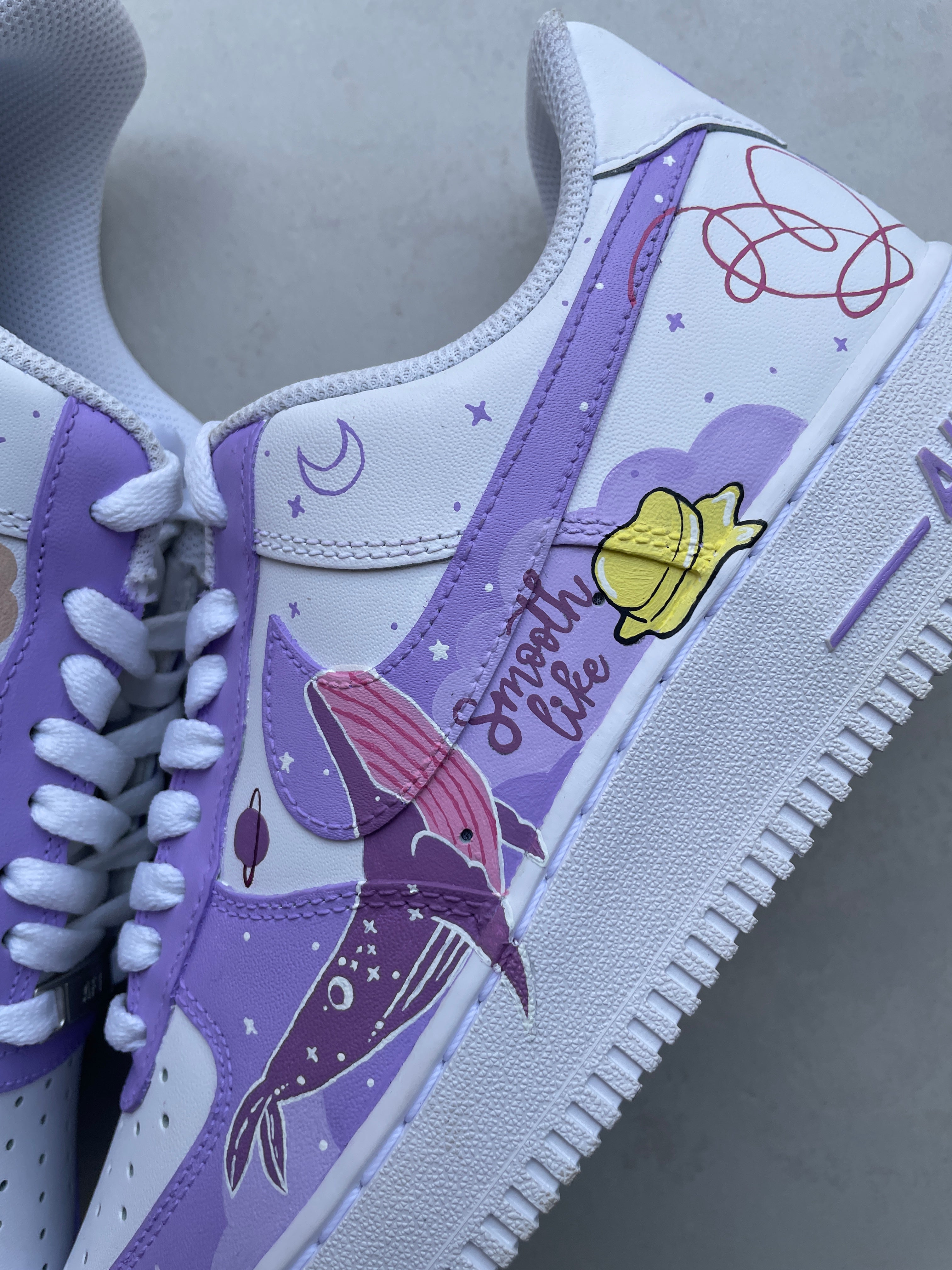 BTS Music band K-Pop Nike Air Force 1 custom sneakers India