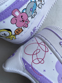 BTS Music band K-Pop Nike Air Force 1 custom sneakers India