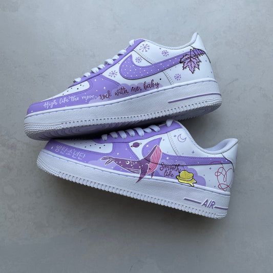 BTS Music band K-Pop Nike Air Force 1 custom sneakers India