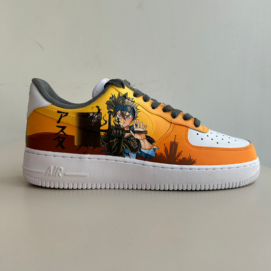 Black Clover Asta Anime Nike Air Force 1 custom sneakers India
