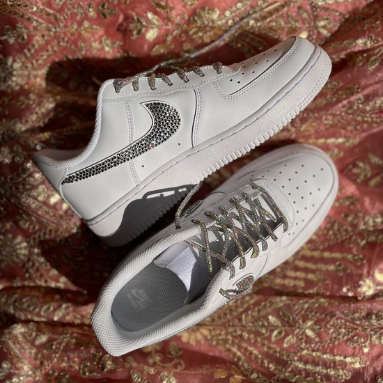 Bling Crystals Rhinestones Nike Air Force 1 custom sneakers India
