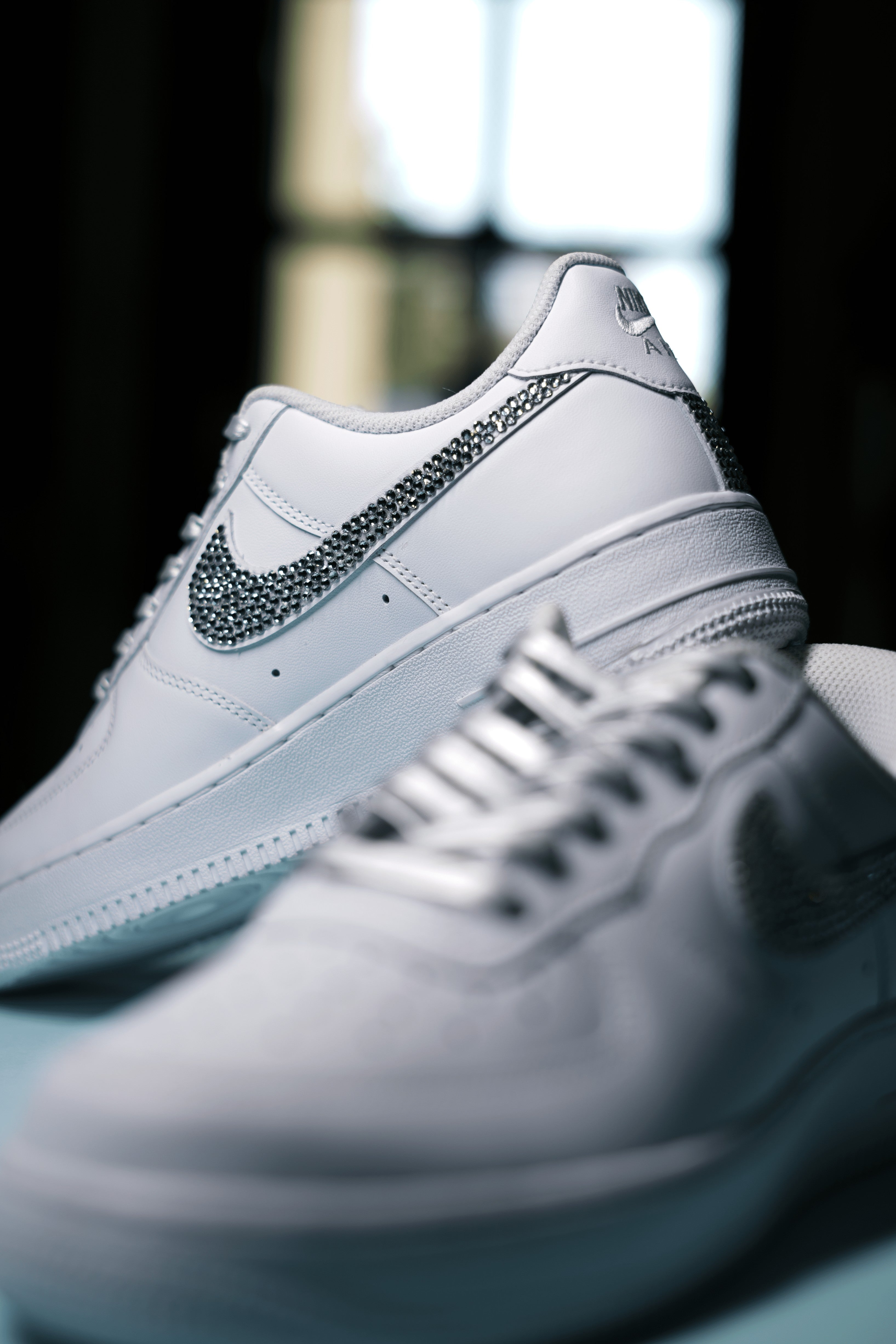 Bling Crystals Rhinestones Nike Air Force 1 custom sneakers India