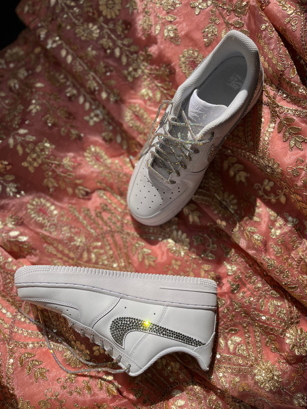 Bling Crystals Rhinestones Nike Air Force 1 custom sneakers India