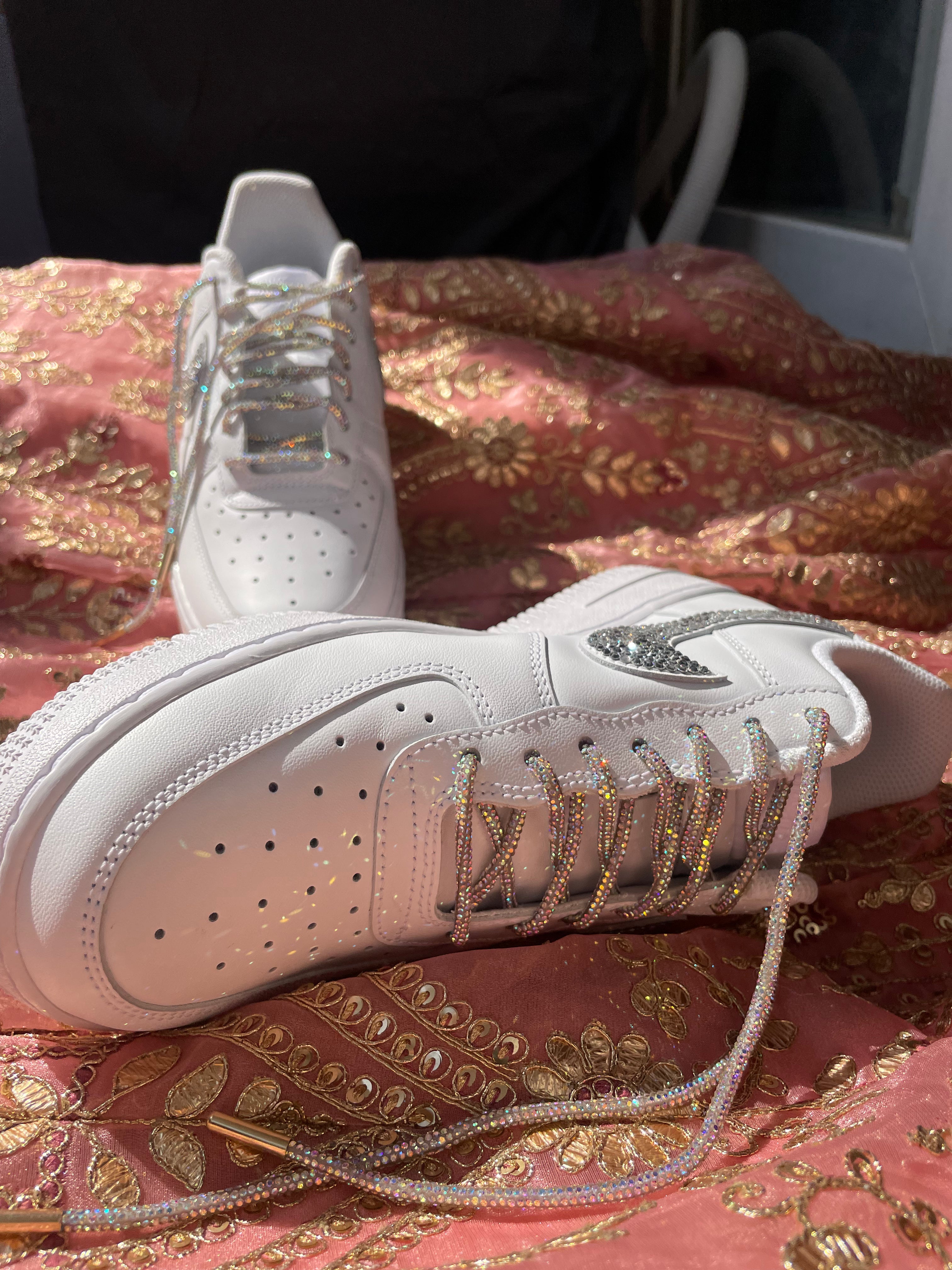 Bling Crystals Rhinestones Nike Air Force 1 custom sneakers Indiaers India