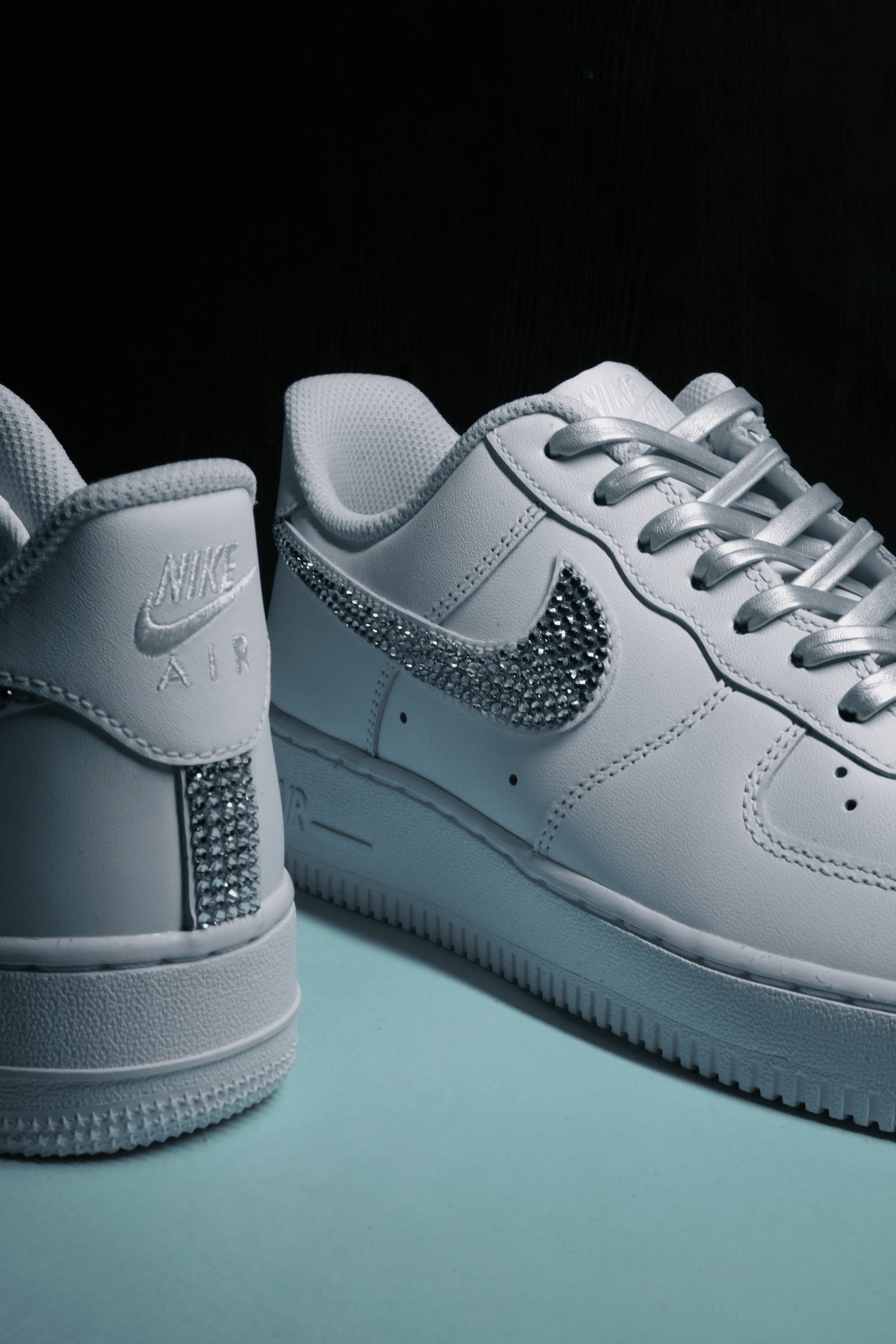 Bling Crystals Rhinestones Nike Air Force 1 custom sneakers India