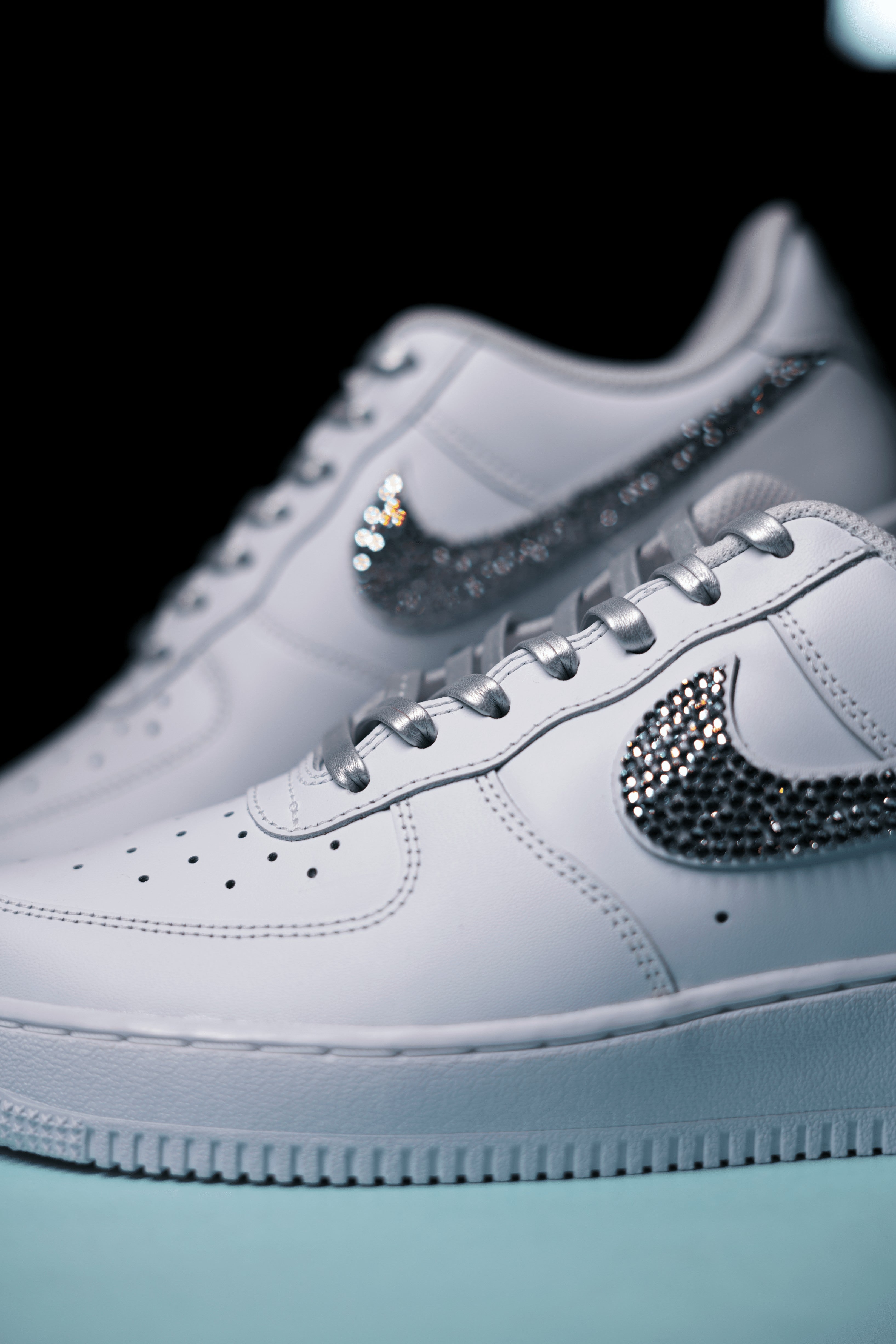 Bling Crystals Rhinestones Nike Air Force 1 custom sneakers India
