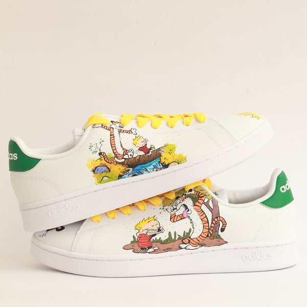 Calvin & Hobbes Comics Adidas Advantage custom sneakers India