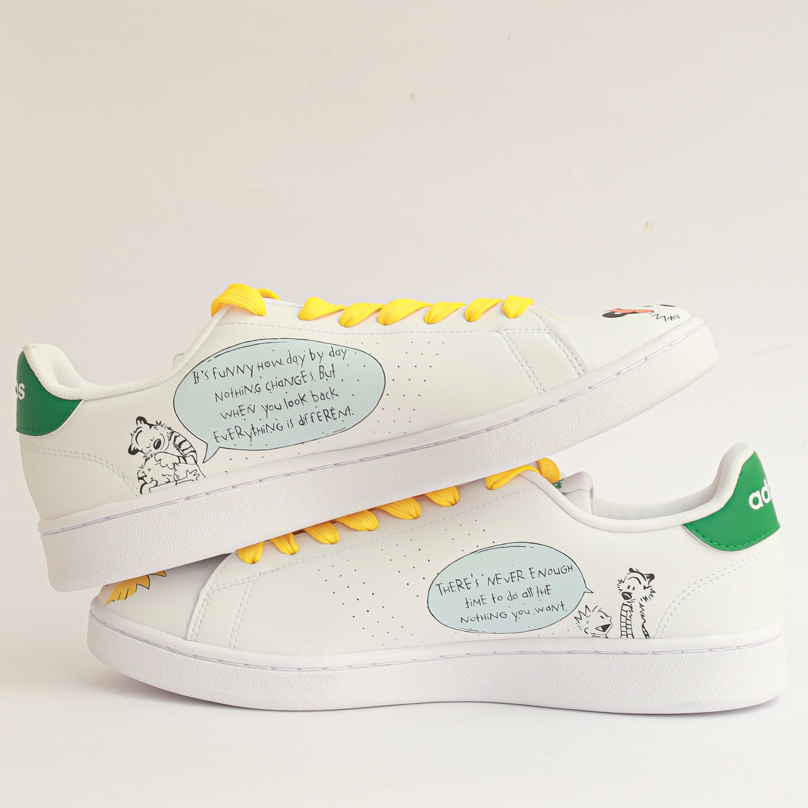 Calvin & Hobbes Comics Adidas Advantage custom sneakers India
