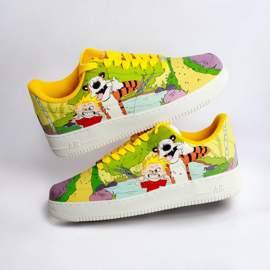 Calvin & Hobbes Comics Nike Air Force 1 custom sneakers India