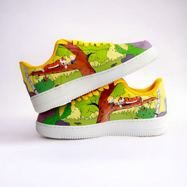 Calvin & Hobbes Comics Nike Air Force 1 custom sneakers India