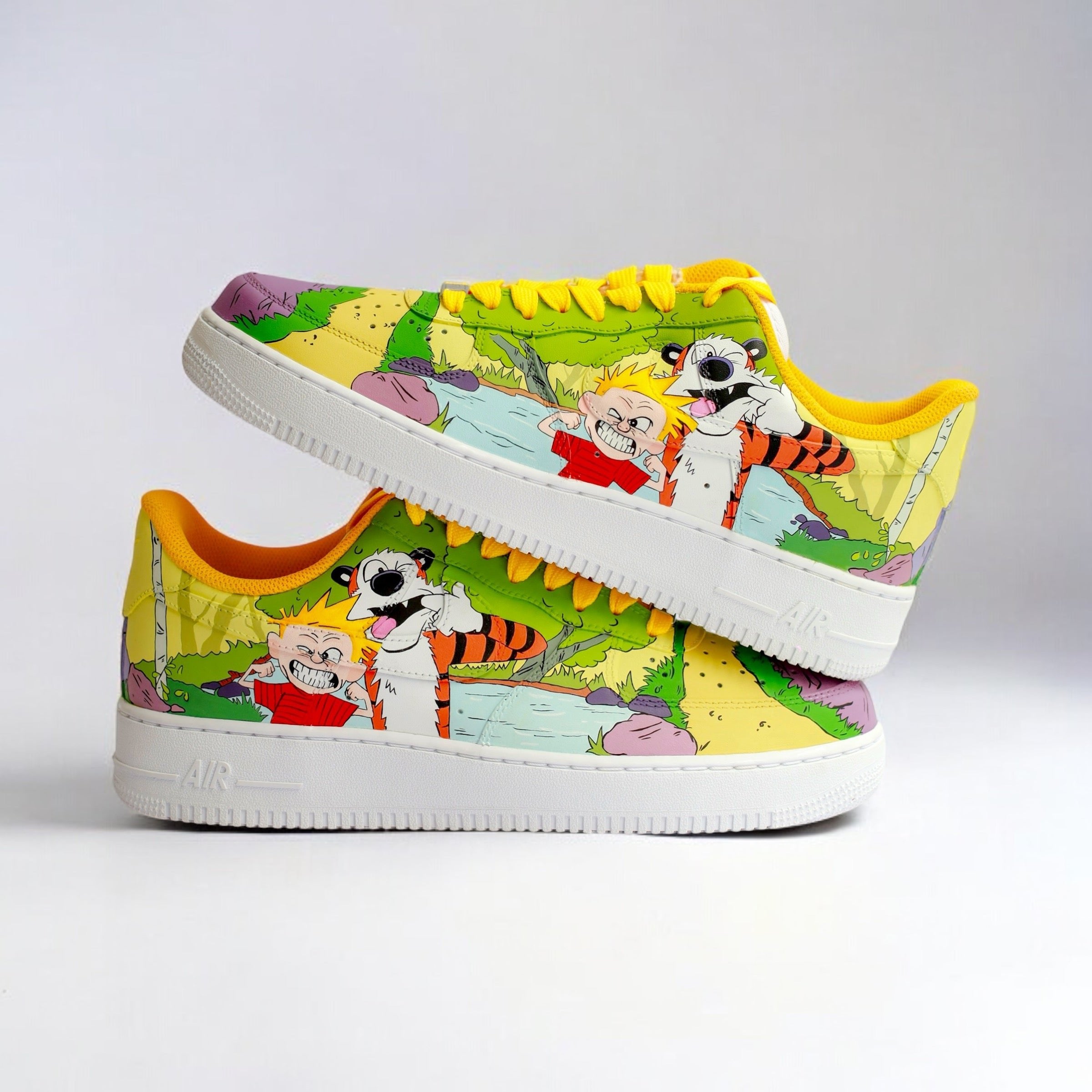 Calvin & Hobbes Comics Nike Air Force 1 custom sneakers India