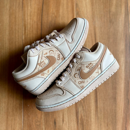 Chai dye Tea dye Air Jordan 1s AJ1s custom sneakers India