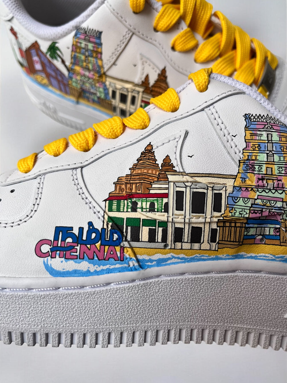 Chennai AF1 Cityscape Nike Air Force 1 custom sneakers India