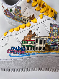 Chennai AF1 Cityscape Nike Air Force 1 custom sneakers India