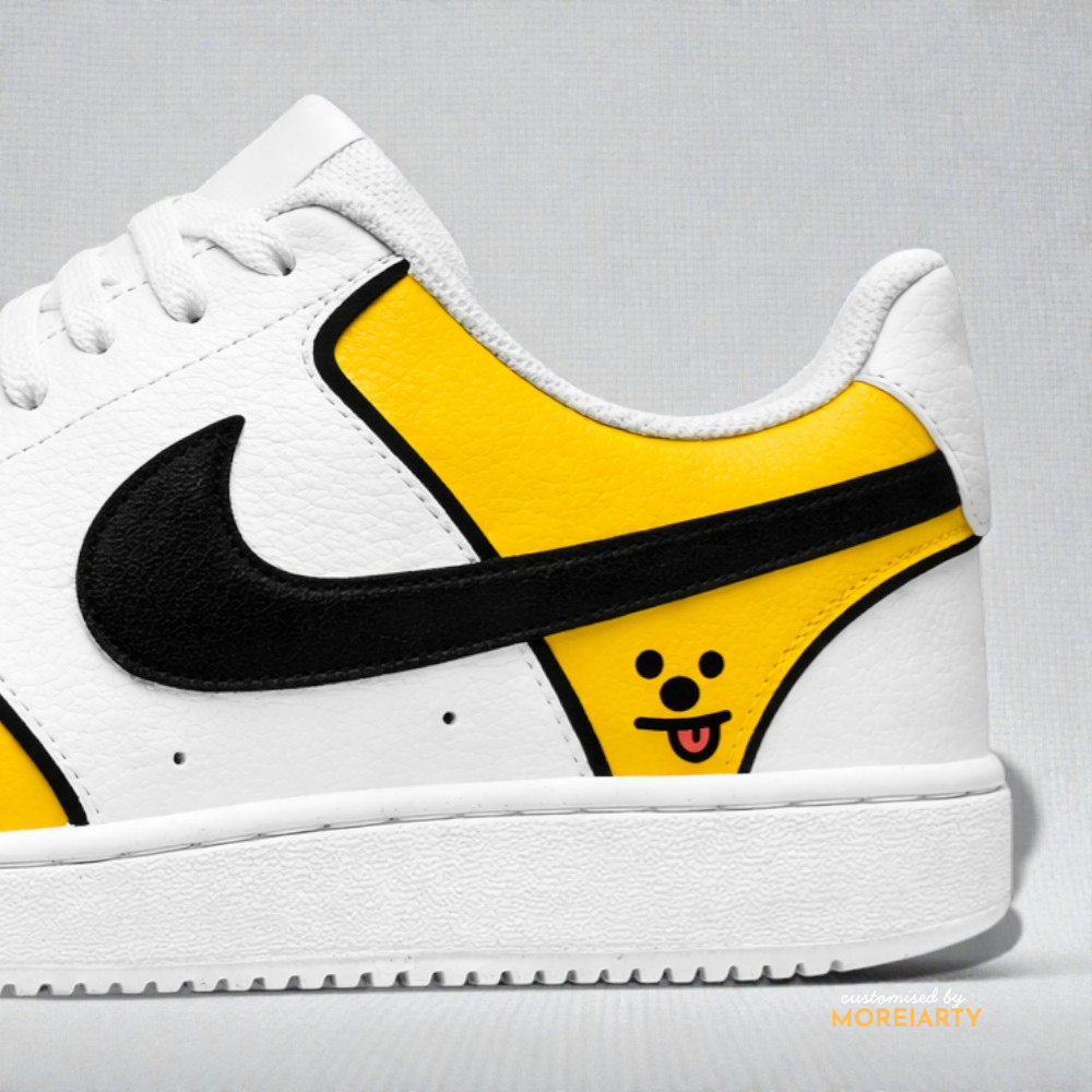 BT21 Chimmy Court Vision showing Chimmy dog character hand-painted design