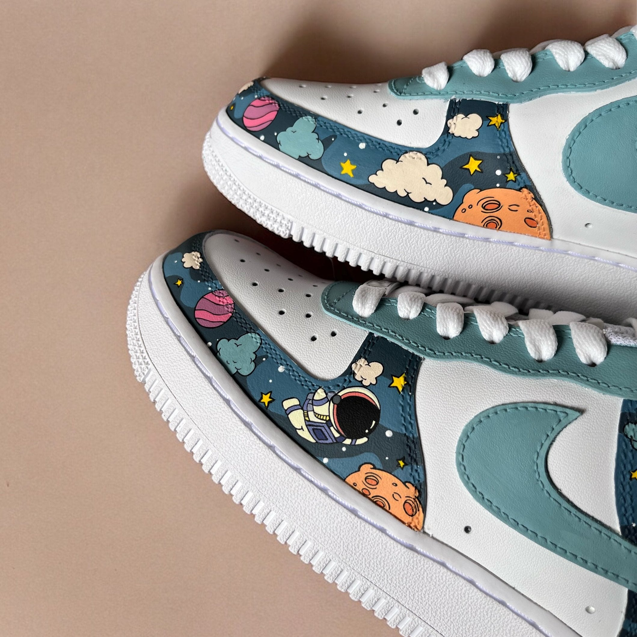Cosmic Odyssey Space Nike Air Force 1 custom sneakers India