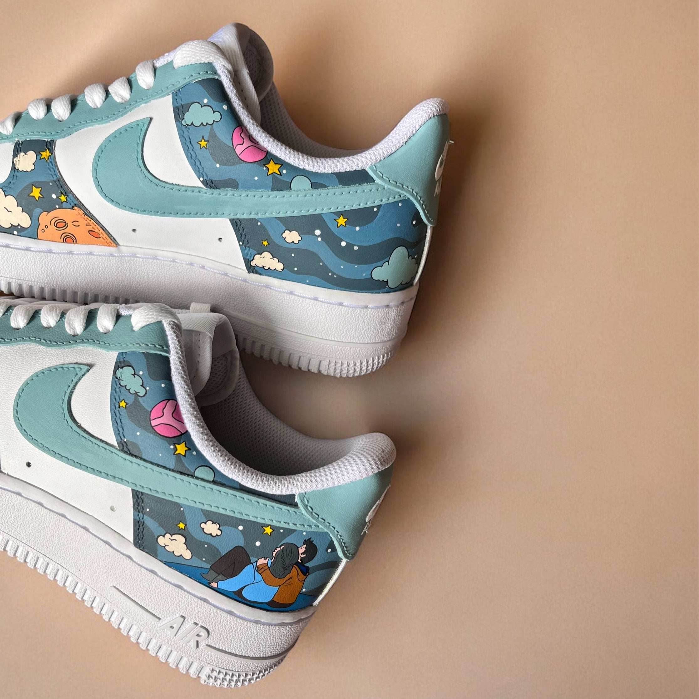 Cosmic Odyssey Space Nike Air Force 1 custom sneakers India