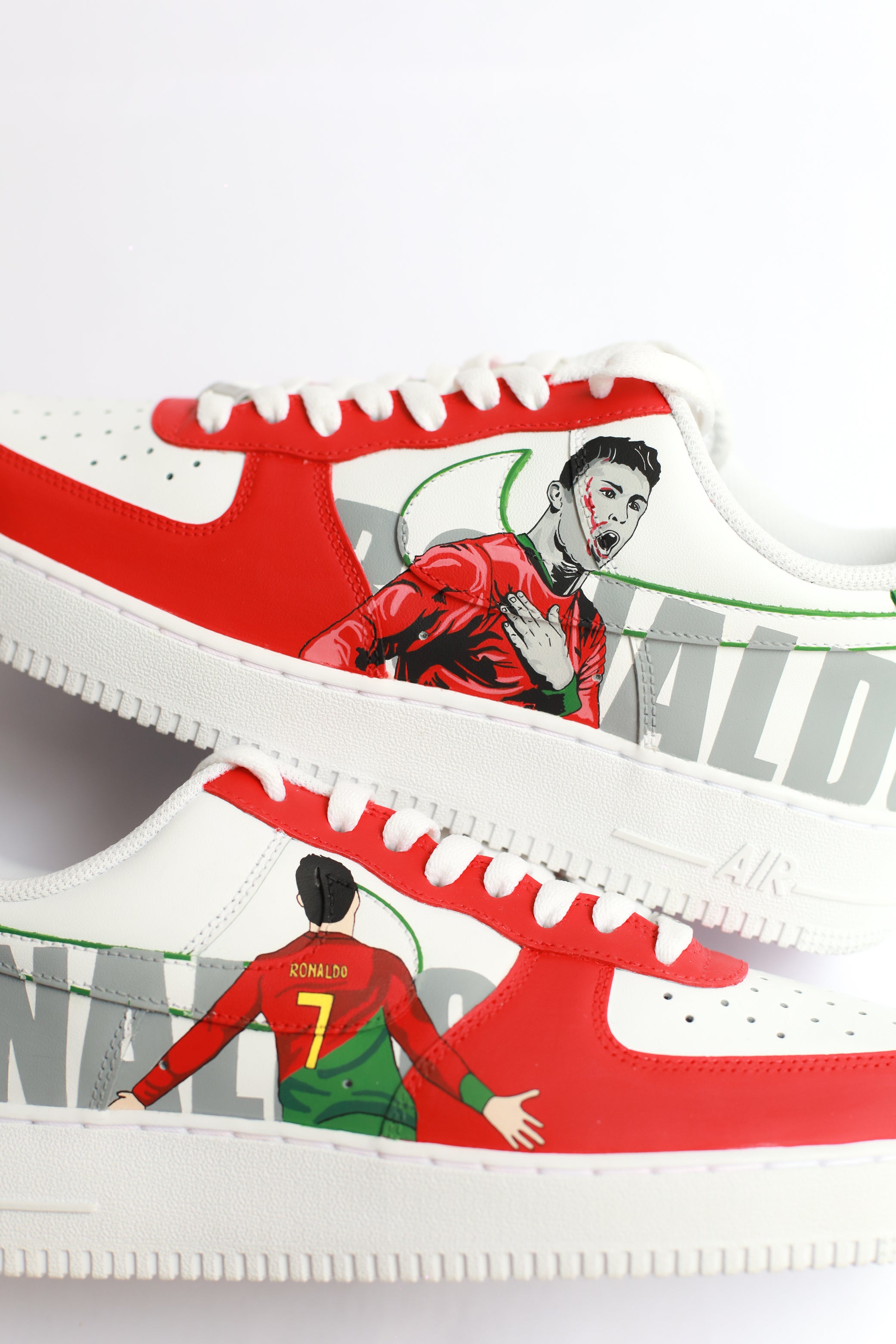 Cristiano Ronaldo CR7 Portugal Footbal Nike Air Force 1 Custom Sneakers India