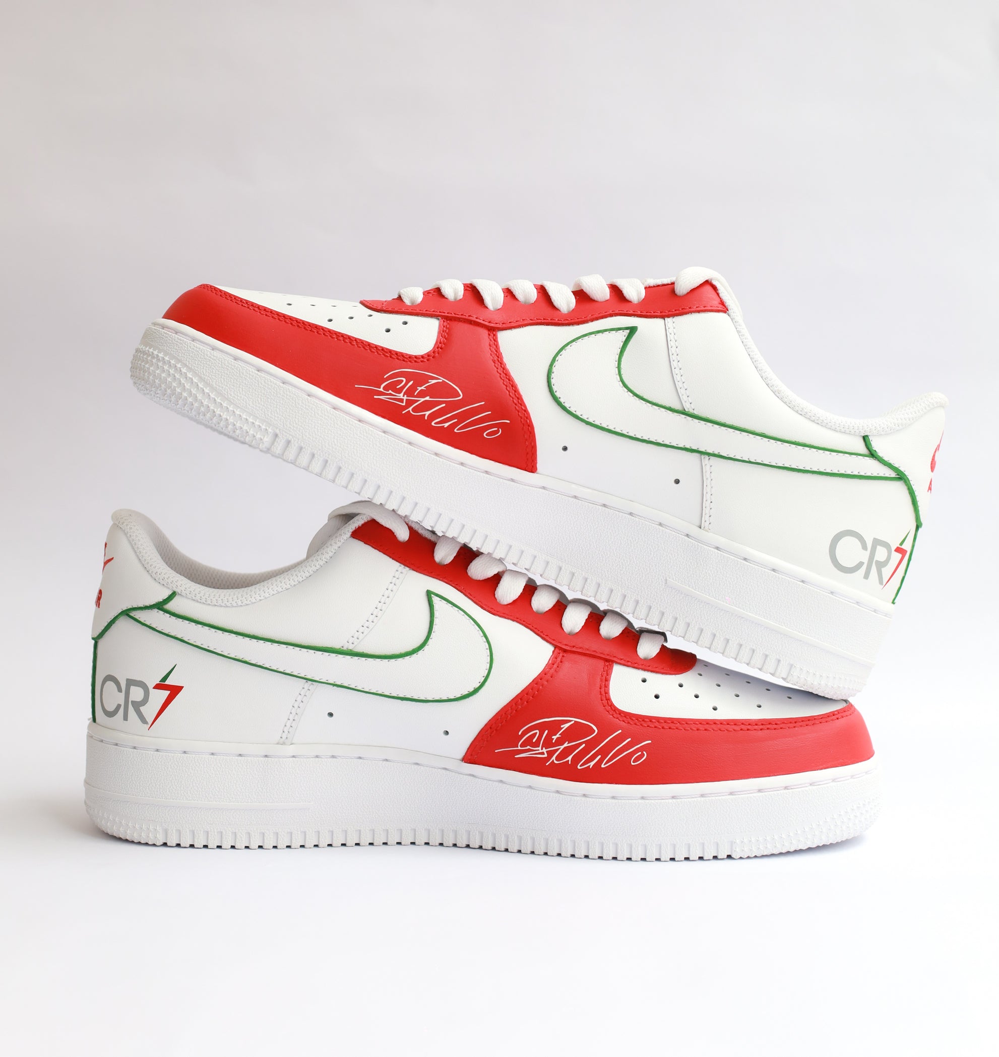 Cristiano Ronaldo CR7 Portugal Footbal Nike Air Force 1 Custom Sneakers India