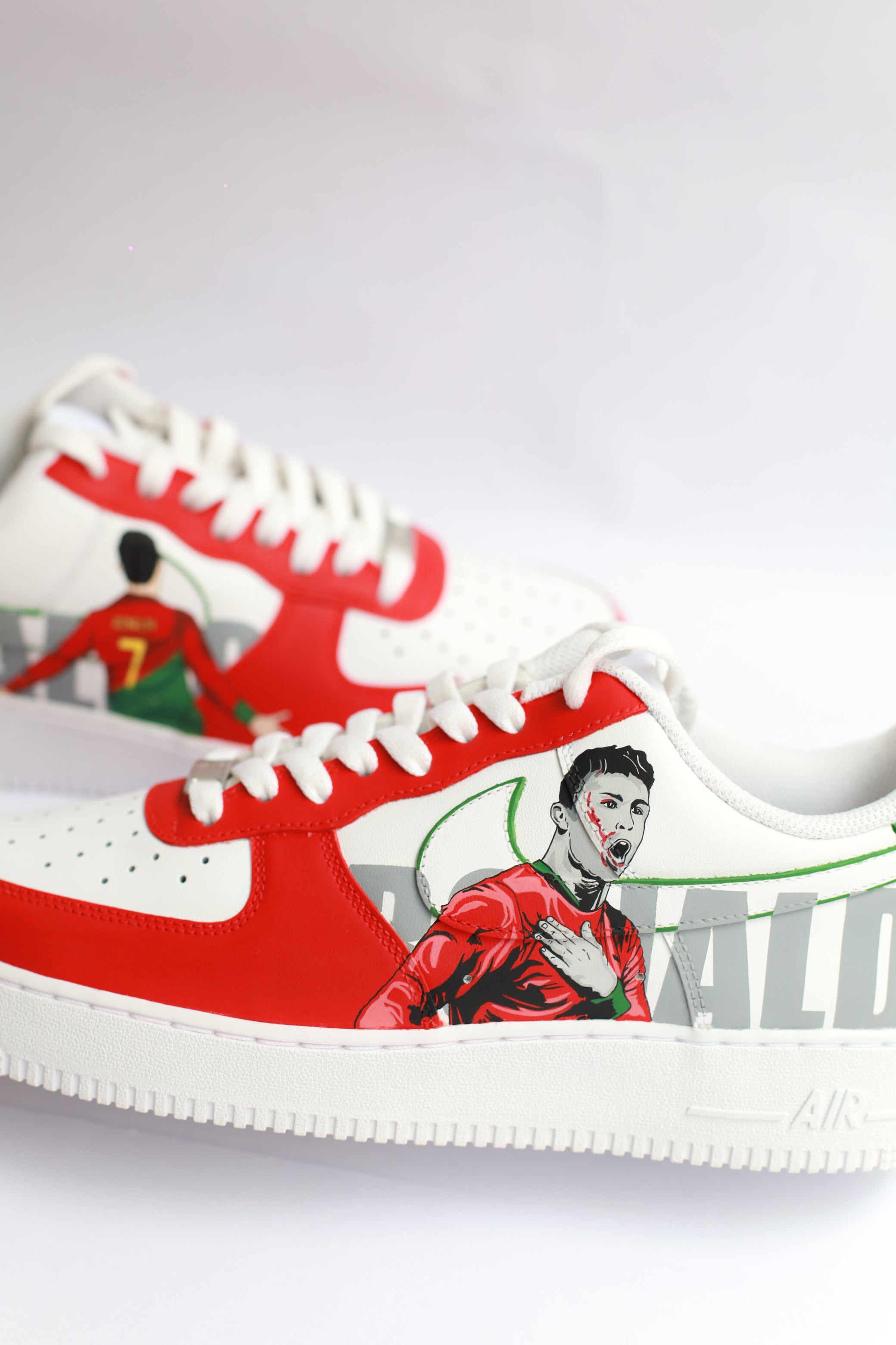Cristiano Ronaldo CR7 Portugal Footbal Nike Air Force 1 Custom Sneakers India
