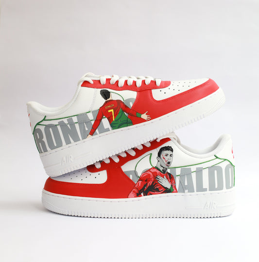 Cristiano Ronaldo CR7 Portugal Footbal Nike Air Force 1 Custom Sneakers India