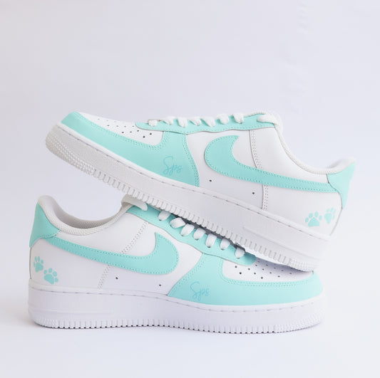 Dog Cat artwork on Nike Air Force 1 Custom Sneakers India