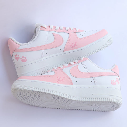 Dog Cat artwork on Nike Air Force 1 Custom Sneakers India